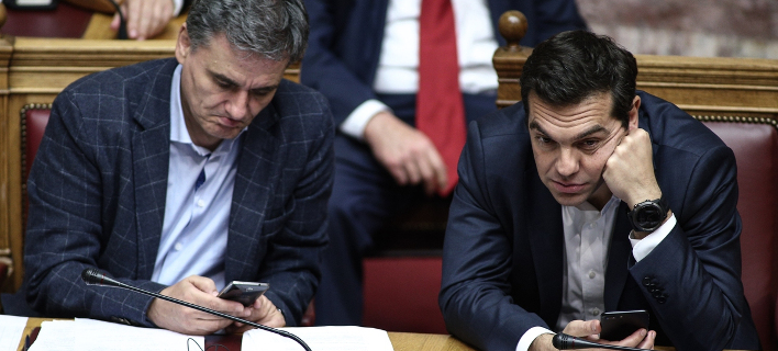 Αρχισαν τα όργανα για την 3η αξιολόγηση, Τσίπρας-Τσακαλώτος σε φωτογραφία Αρχείου: Sooc/Meneloas Myrillas