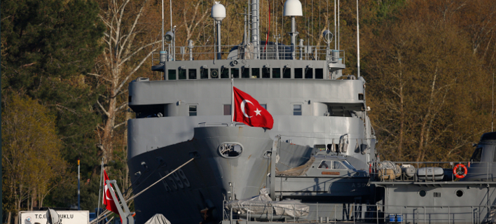 Toυρκικό πολεμικό πλοίο/Φωτογραφία αρχείου: ΑΡ
