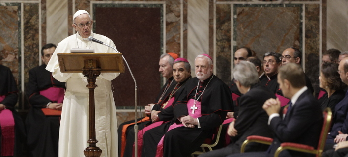 Αποτέλεσμα εικόνας για Πάπας Φραγκίσκος 60 χρόνια ευρωπη