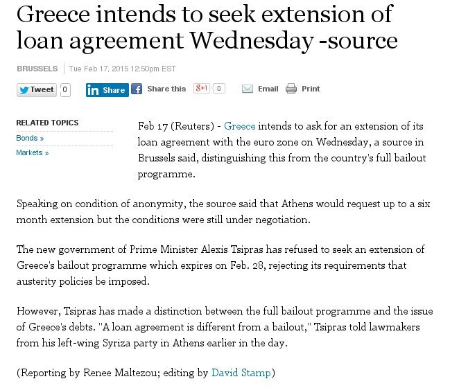 Η Ελλάδα καταθέτει αίτημα για παράταση της δανειακής σύμβασης | iefimerida.gr 0