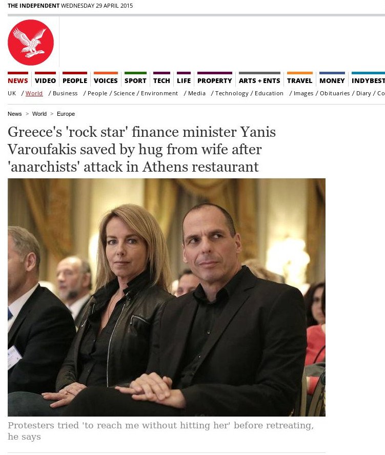 Τι γράφουν τα διεθνή ΜΜΕ για την επίθεση κατά Βαρουφάκη στα Εξάρχεια | iefimerida.gr 0