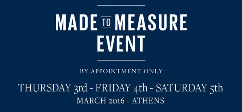 Made to measure event-Αthens από την Brooks Brothers: Χειροποίητο ρούχο αποκλειστικά για εσάς | iefimerida.gr 0