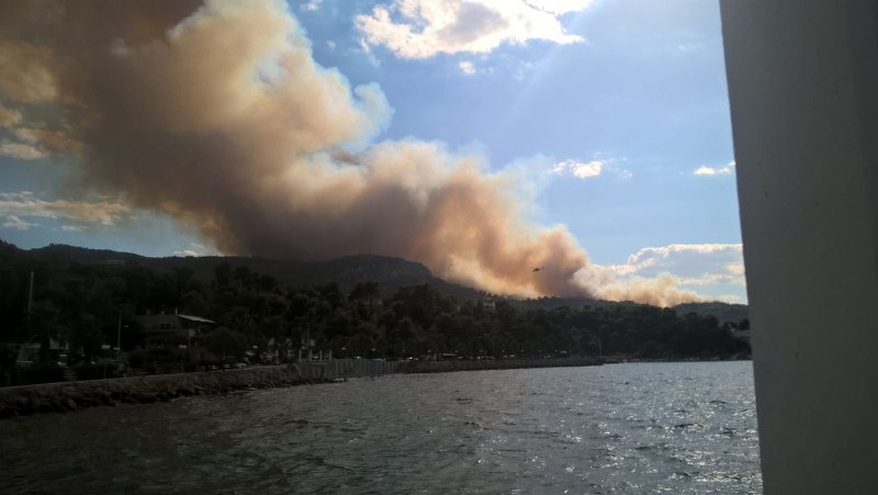 Πύρινη κόλαση: Η φωτιά άφησε καμμένη γη στον Κάλαμο -Καίγεται ο Βαρνάβας | iefimerida.gr 20