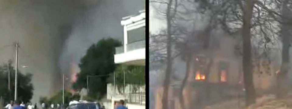 Πύρινη κόλαση: Η φωτιά άφησε καμμένη γη στον Κάλαμο -Καίγεται ο Βαρνάβας | iefimerida.gr 16