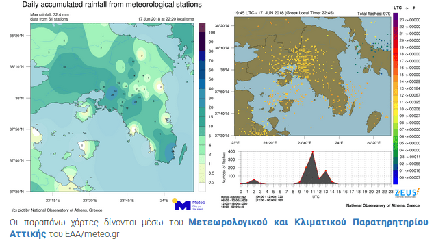 Πλημμύρισε ξανά η Αθήνα: O«Μίνωας» σαρώνει - Χθες έπεσαν 1.000 κεραυνοί | iefimerida.gr 0