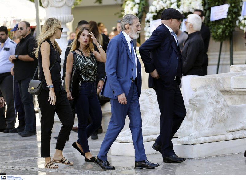 Ο Γιώργος Βαρδινογιάννης με την κόρη του Χρυσή.