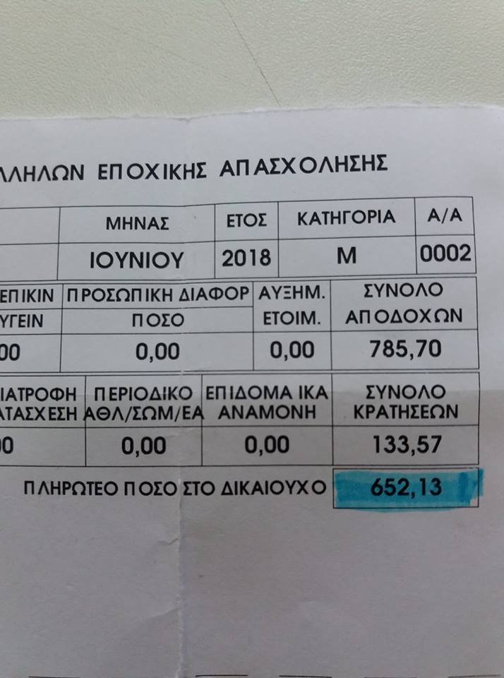 652,13 ευρώ ο μισθός του πυροσβέστη...