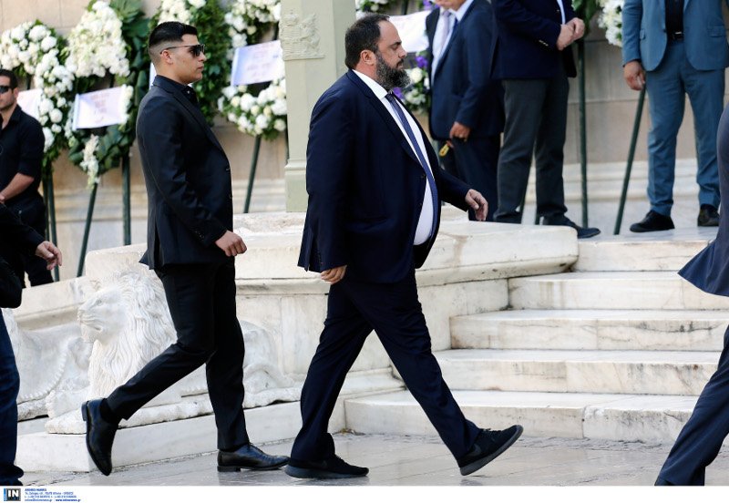 Ο Βαγγέλης Μαρινάκης και ο γιός του Μιλτιάδης