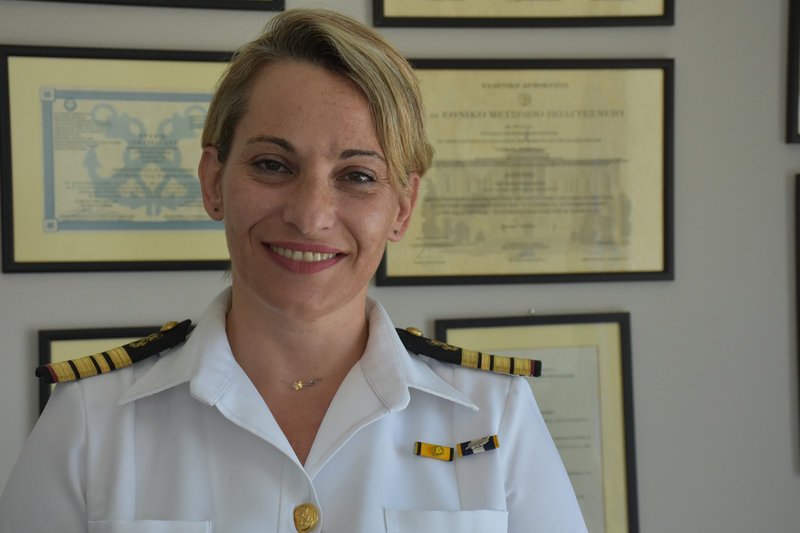 Η πρώτη στην ιστορία του Λιμενικού Σώματος, γυναίκα κεντρική Λιμενάρχης/Φωτογραφία ΑΠΕ ΜΠΕ