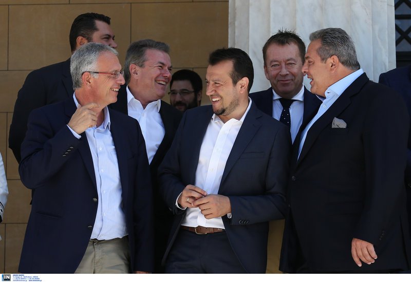 Παναγιώτης Ρήγας, Νίκος Παππάς, Πάνος Καμμένος