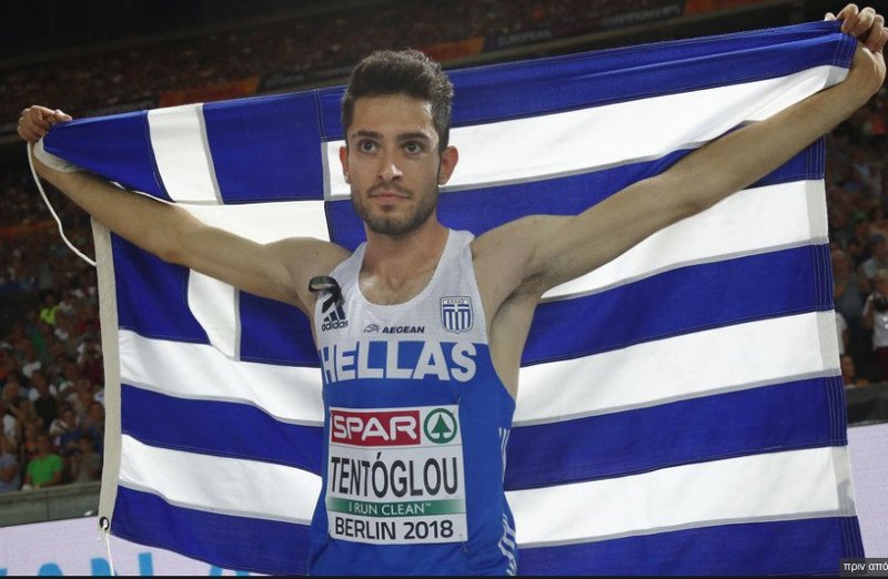 Η μαύρη κορδέλα στη φανέλα του χρυσού Μίλτου Τεντόγλου -Για τα θύματα της φωτιάς στο Μάτι | iefimerida.gr 1