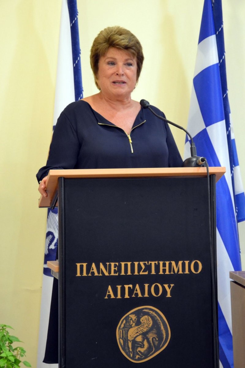 Η καθηγήτρια Χρυσή Βιτζιλάκη/ Φωτογραφία ΑΠΕ