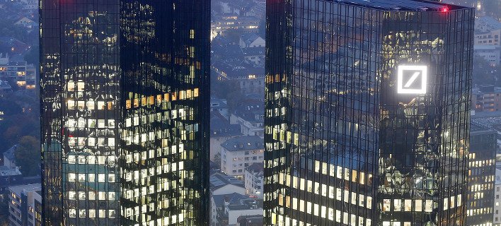 H Deutsche Bank, η οποία από τις 24 Σεπτεμβρίου δεν θα ανήκει πια στον δείκτη Eurostoxx50/Φωτογραφία: ΑΡ