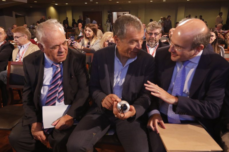 Γιάννη Δραγασάκης, Σταύρος Θεοδωράκης και Κωστής Χατζηδάκης