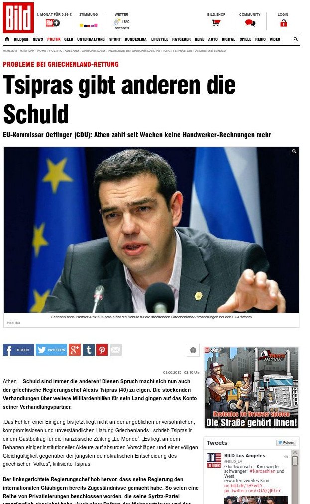 Πυρ ομαδόν από διεθνή ΜΜΕ στον Τσίπρα για το άρθρο στη Monde | iefimerida.gr 1