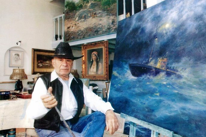 Πέθανε ο εικαστικός Μπότης Θαλασσινός -Ο ζωγράφος των διασήμων της Αμερικής | iefimerida.gr 0
