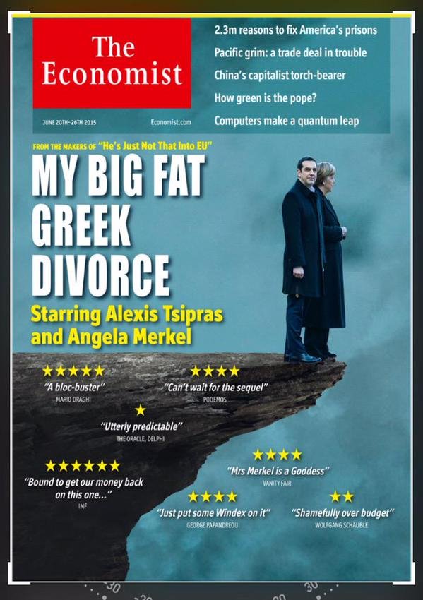 Το πρωτοσέλιδο του Economist: Διαζύγιο α λα ελληνικά, χάος και πραξικόπημα | iefimerida.gr 0