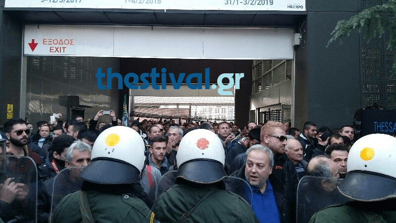 Επεισόδια με αγρότες και αστυνομία στη Θεσσαλονίκη | iefimerida.gr 2