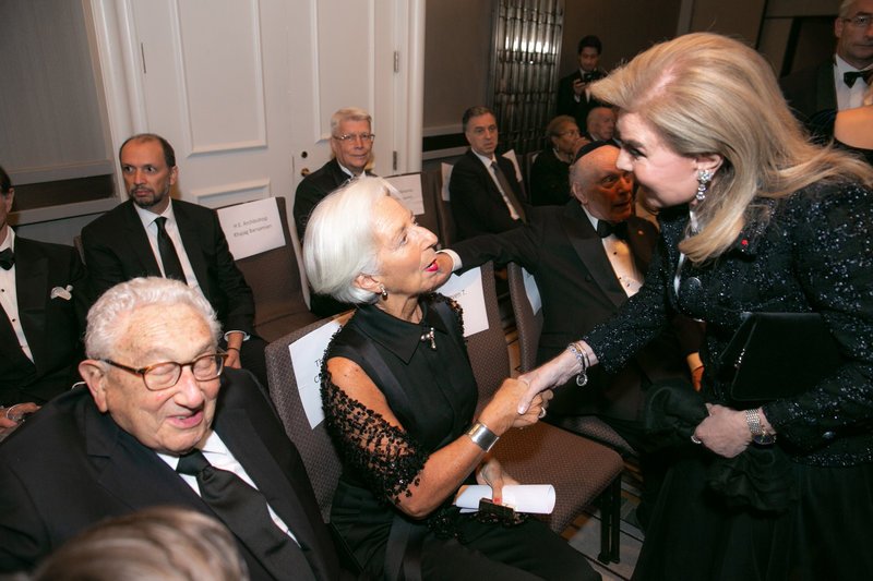 Henry Kissinger, Μαριάννα Β. Βαρδινογιάννη, Christine Lagarde