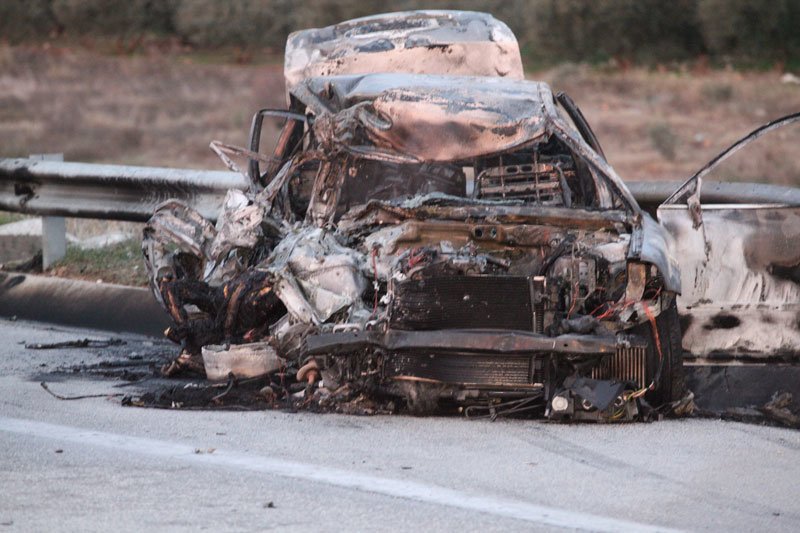 Το δυστύχημα συνέβη γύρω στις 6.30 το πρωί στο ρεύμα προς Θεσσαλονίκη