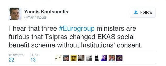 Eurogroup: Μένει το ΔΝΤ, πιθανή ελάφρυνση το 2018- 10,3 δισ. σε υποδόσεις | iefimerida.gr 10