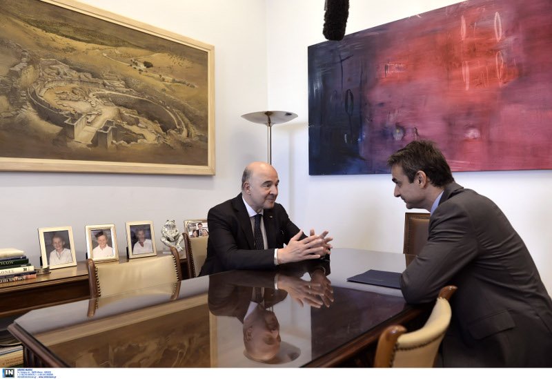 Συνάντηση Μητσοτάκη-Μοσκοβισί: Τι συζήτησαν | iefimerida.gr 1