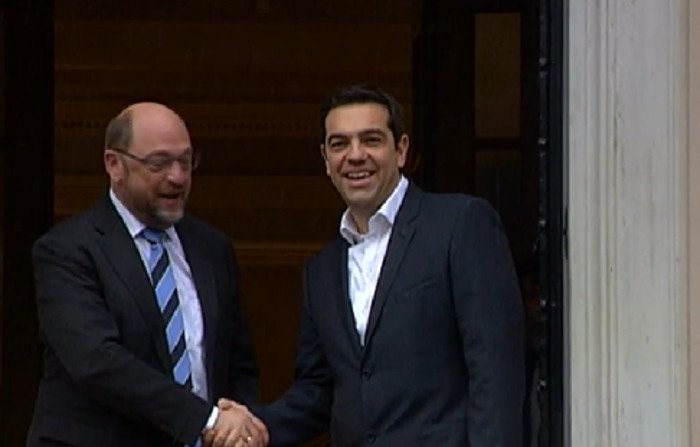 Σουλτς: Διαπίστωσα ότι ο Τσίπρας δεν θα κάνει μονομερείς κινήσεις, χαίρομαι | iefimerida.gr 0
