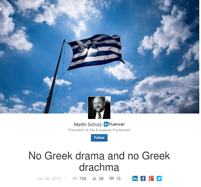 Μήνυμα Σουλτς: Αν ο Τσίπρας λέει μόνο «όχι» η κυβέρνησή του θα πέσει | iefimerida.gr 0