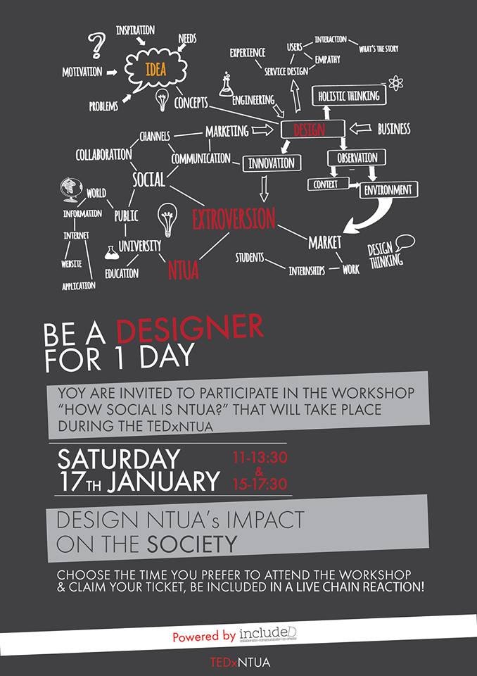 Το TEDxNTUA δεν είναι ένα απλό συνέδριο: Ολα τα Woskshops | iefimerida.gr 1