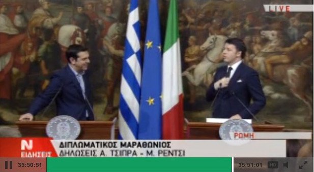 Απίστευτο: Ο Ρέντσι έκανε δώρο στον Τσίπρα μία γραβάτα -Θα τη φορέσω όταν βρούμε την τελική λύση, είπε ο πρωθυπουργός | iefimerida.gr 0