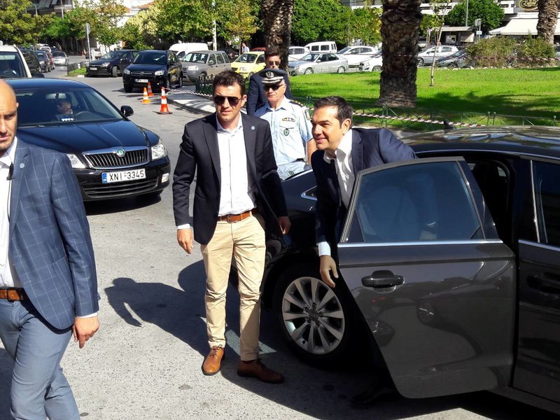 Ο Αλέξης Τσίπρας φτάνει στα Χανιά