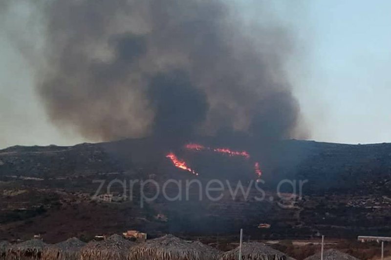 φωτιά στα Φαλάσαρνα Χανίων