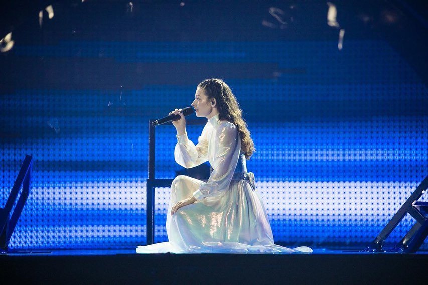 H Αμάντα Γεωργιάδη στη σκηνή της Eurovision 2022