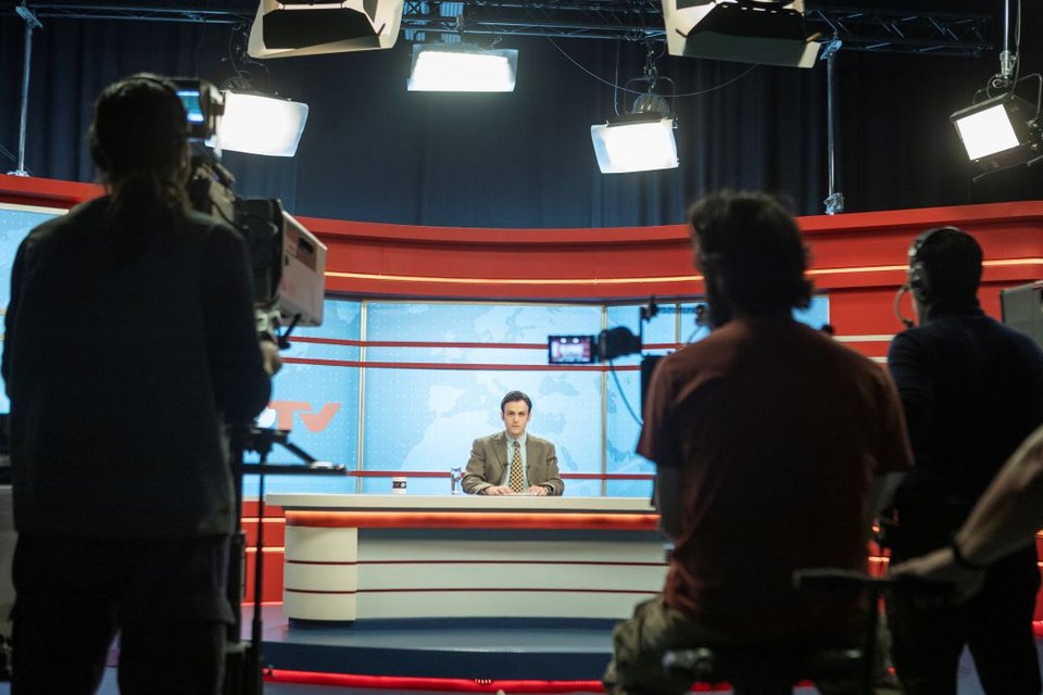 Σκηνή από τα γυρίσματα 