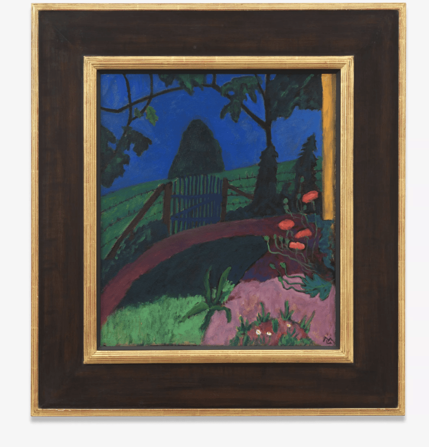 H Hauser & Wirth πούλησε έργο της Gabriele Münter (Der blaue Garten [Mein Gartentor], 1909) για περίπου 3 εκατομμύρια δολάρια