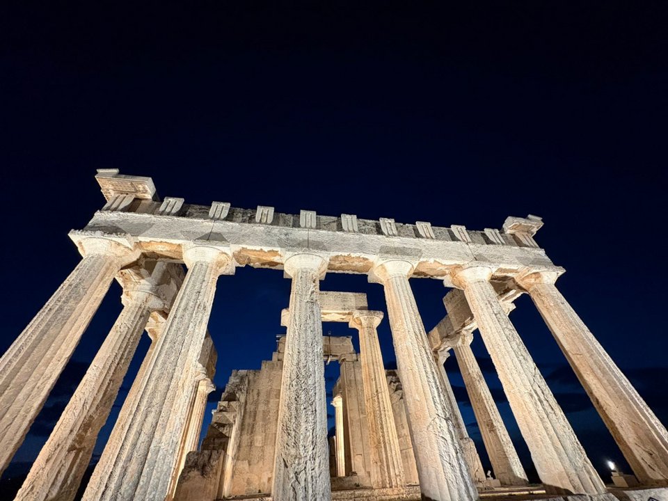 Ο ναός είναι δωρικός, περίπτερος με κιονοστοιχία 12 κιόνων στις μακρές και 6 στις στενές πλευρές