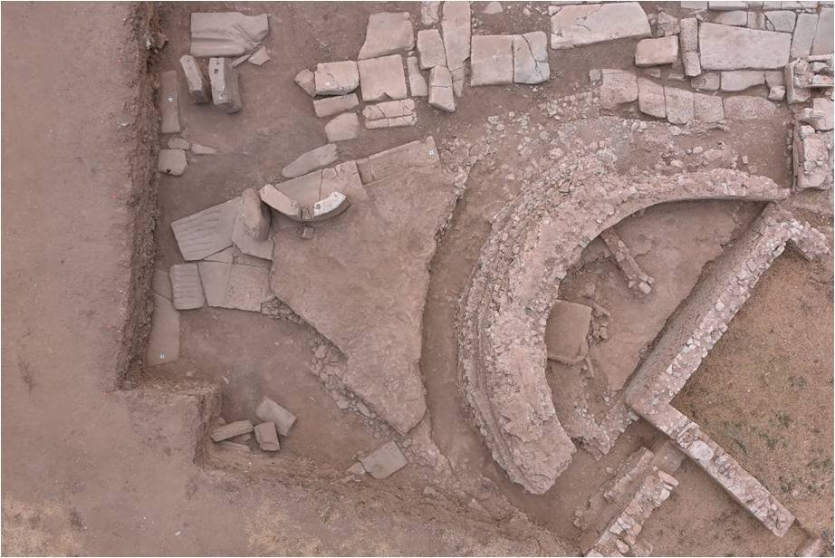 Άποψη του κρηναίου οικοδομήματος