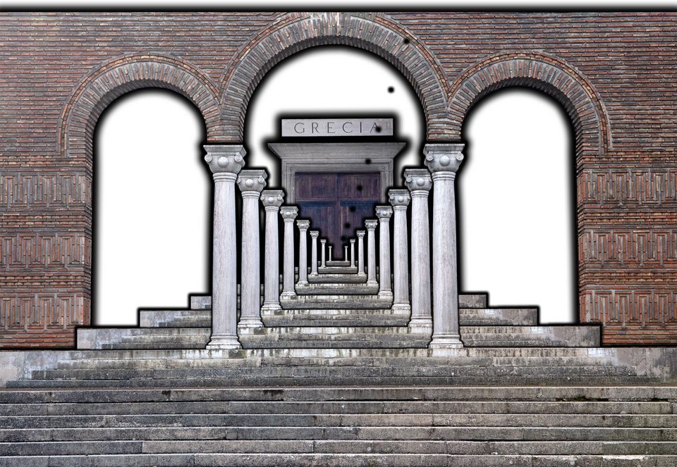 Η GRECIA μετασχηματίζεται σε ένα ψυχαναλυτικό υποκείμενο· μια μεταφορά που αντανακλά το φάσμα της ελληνικότητας και την αλληλεξάρτησή της με τον αυταρχισμό