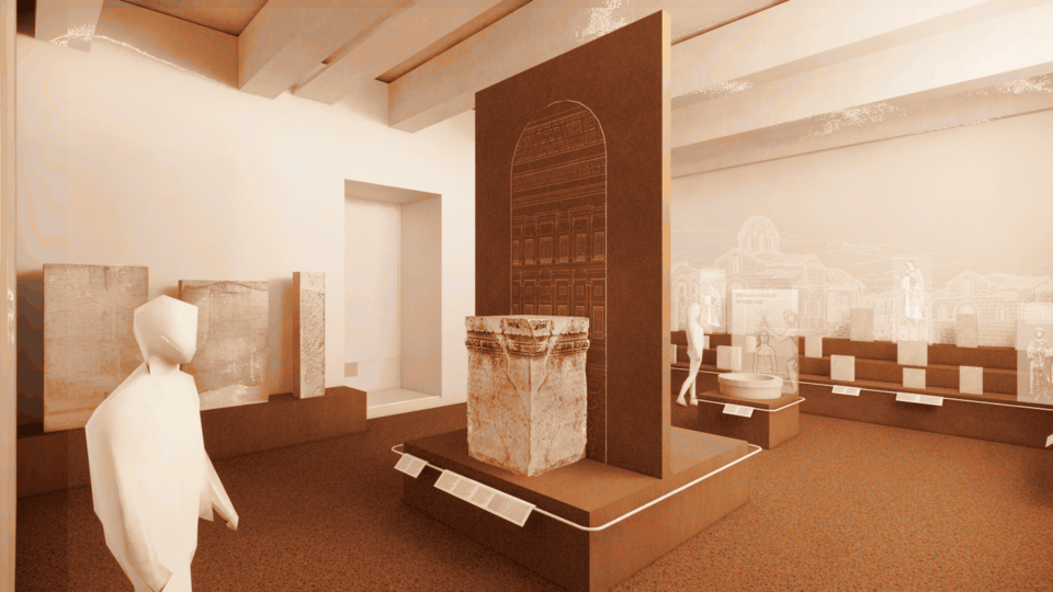 Φωτορεαλιστική απεικόνιση ενότητας «Μετά την κρίση του 3ου αιώνα μ.Χ.» (ΕΠ)