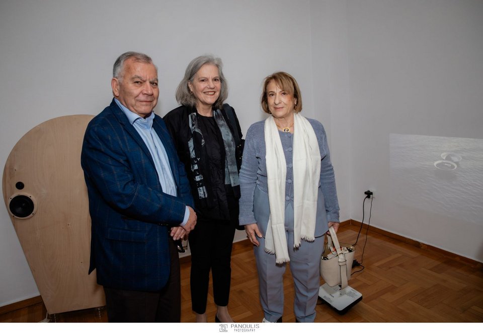 Τάκης και Μαίρη Χριστοφίδη και στο κέντρο η Αφροδίτη Λίτη