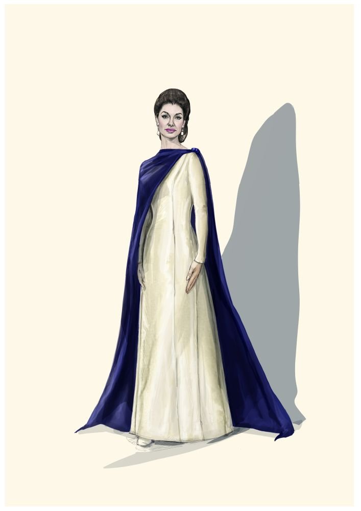 «Μaria La Callas. Η ιταλική τέχνη των κοστουμιών της ταινίας»