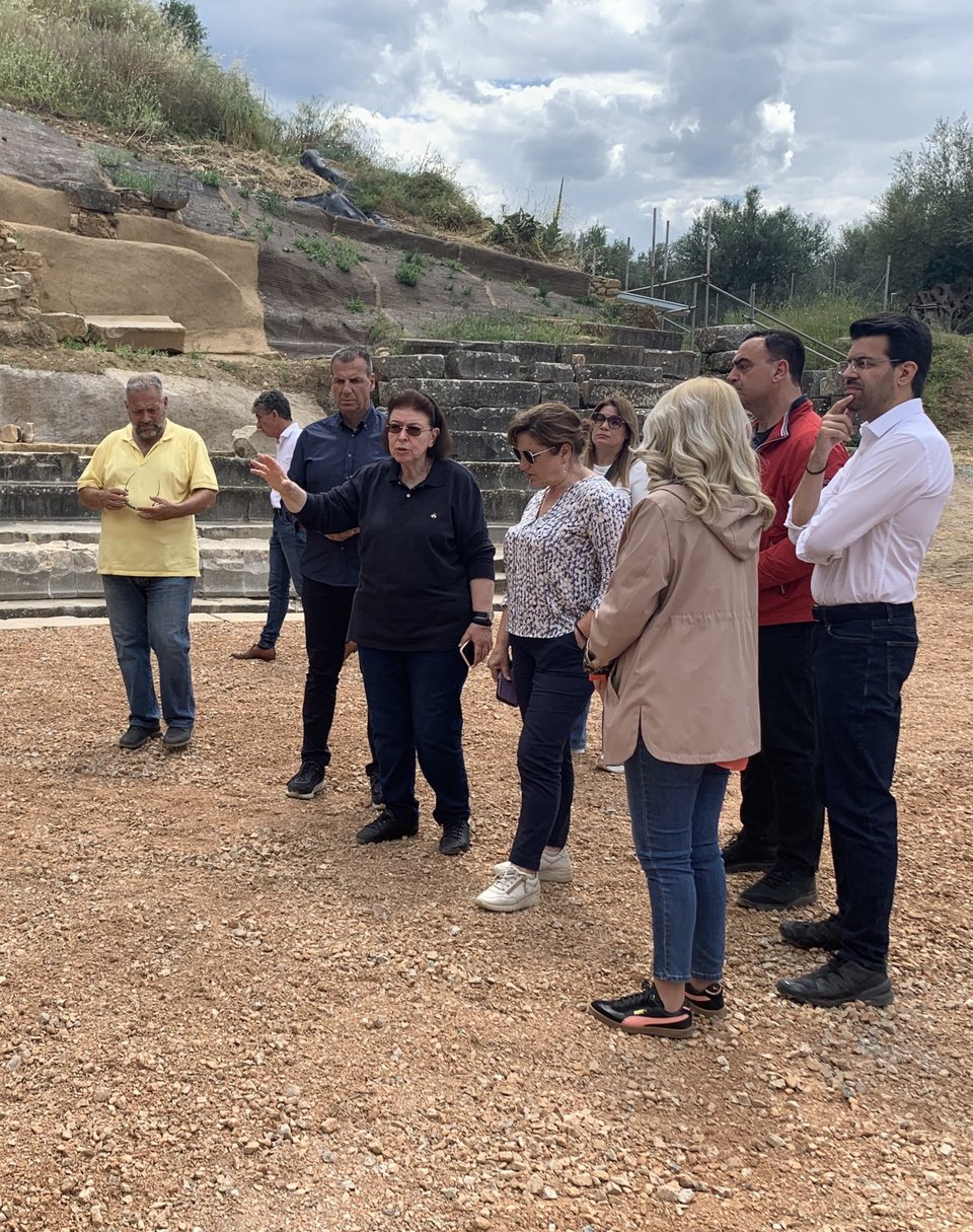 Λίνα Μενδώνη, Μιχάλης Βακαλόπουλος, Ολυμπία Βικάτου και Ευαγγελία Πάντου