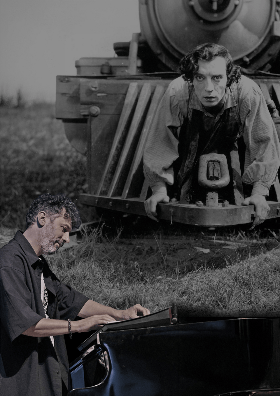 Προβολή της ταινίας βωβού κινηματογράφου «The General» του Buster Keaton, συνοδεία πιάνου και live electronics από τον πιανίστα Στάθη Άννινο