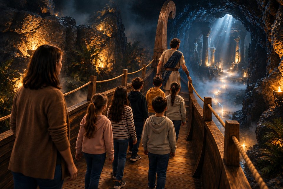 «Ομήρου Οδύσσεια» της Dreamland Experience είναι μια θεματική παραγωγή που επιχειρεί να φέρει τη μυθολογία, την αρχαία ελληνική γραμματεία και τις διαχρονικές αξίες του ομηρικού έπους πιο κοντά σε μικρούς και μεγάλους