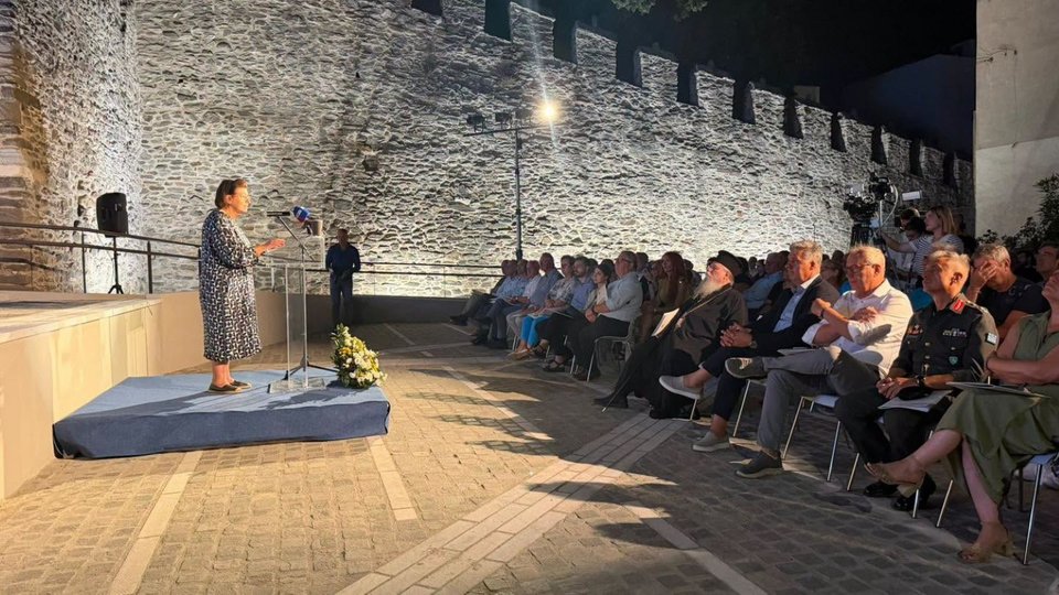 «Η Καβάλα διαθέτει ένα σημαντικό και αξιοθαύμαστο οχυρωματικό σύστημα» είπε η Λίνα Μενδώνη 