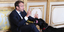 Ο Γάλλος πρόεδρος Μακρόν με το σκύλο του