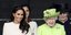 Η Δούκισσα του Σάσεξ και η βασίλισσα Ελισάβετ /Φωτογραφία: AP