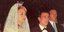 Ο γάμος της Βίκυς Μοσχολιού και του Μίμη Δομάζου. Φωτογραφία: ΝΤΟΜΙΝΟ