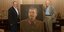 Κουτσούμπας και Μπάφας με πορτρέτο του Στάλιν