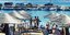Ο Κυριάκος Μητσοτάκης στην παραλία Μαράθι Ακρωτηρίου στα Χανιά της Κρήτης